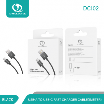 Dynaluna DC102 Câble de données USB Type-C 1M Charge Rapide